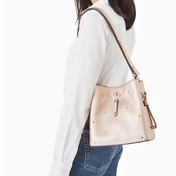 Kate Spade Chic Studded Bucket Bag